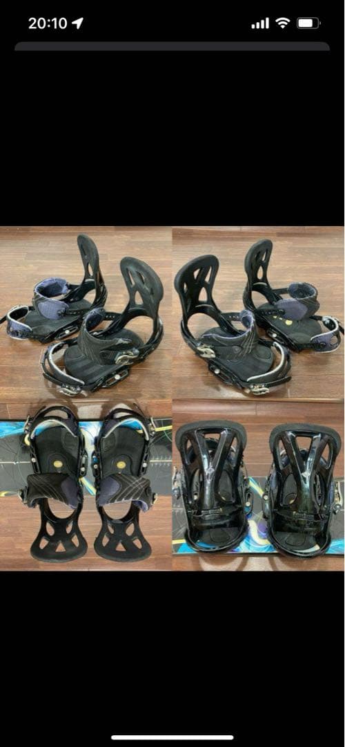 CUSTOM 151 スノーボード ビンディング付き