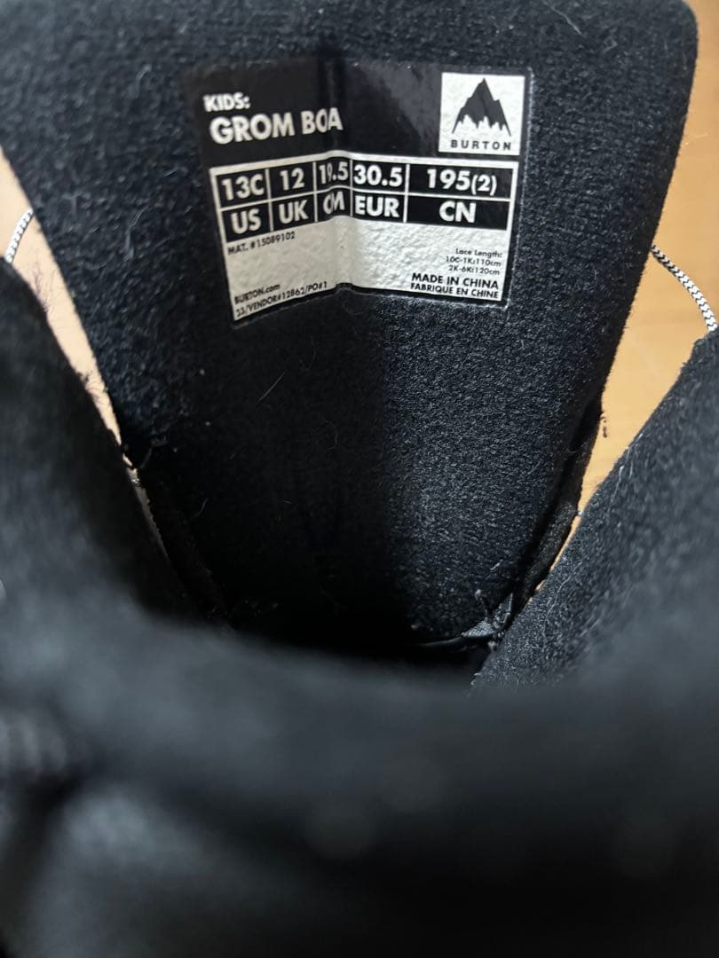 BURTON スノーボード　ブーツ19.5cm