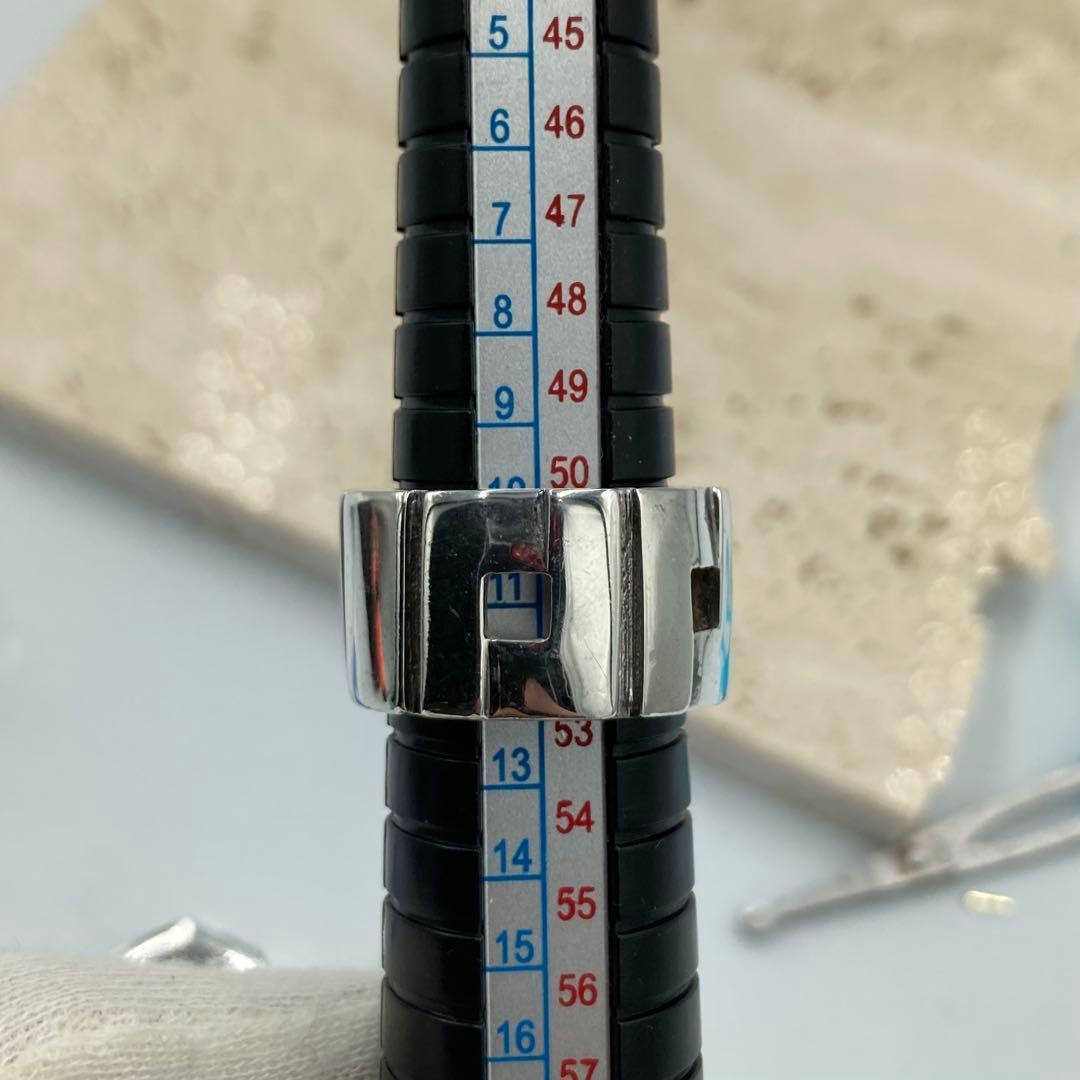 ！美品！　GUCCI グッチ　リング　925 シルバー　太め　38AK