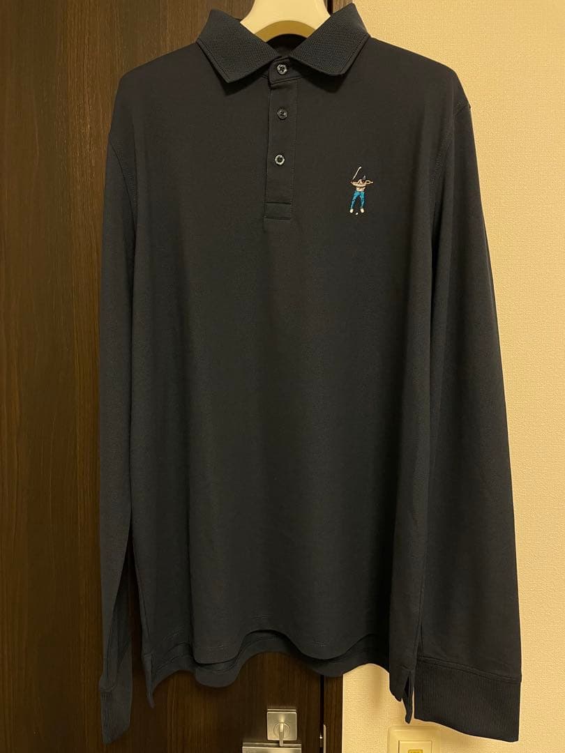 Eastside Golf ネイビー 長袖ポロシャツ イーストサイドゴルフ