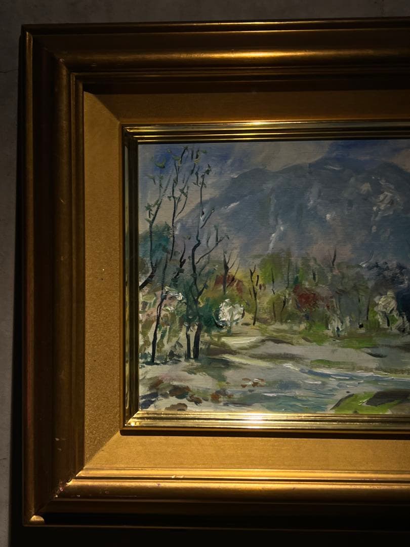 櫻井慶治 【雪景色】肉筆油彩画 直筆サインあり - メルカリ