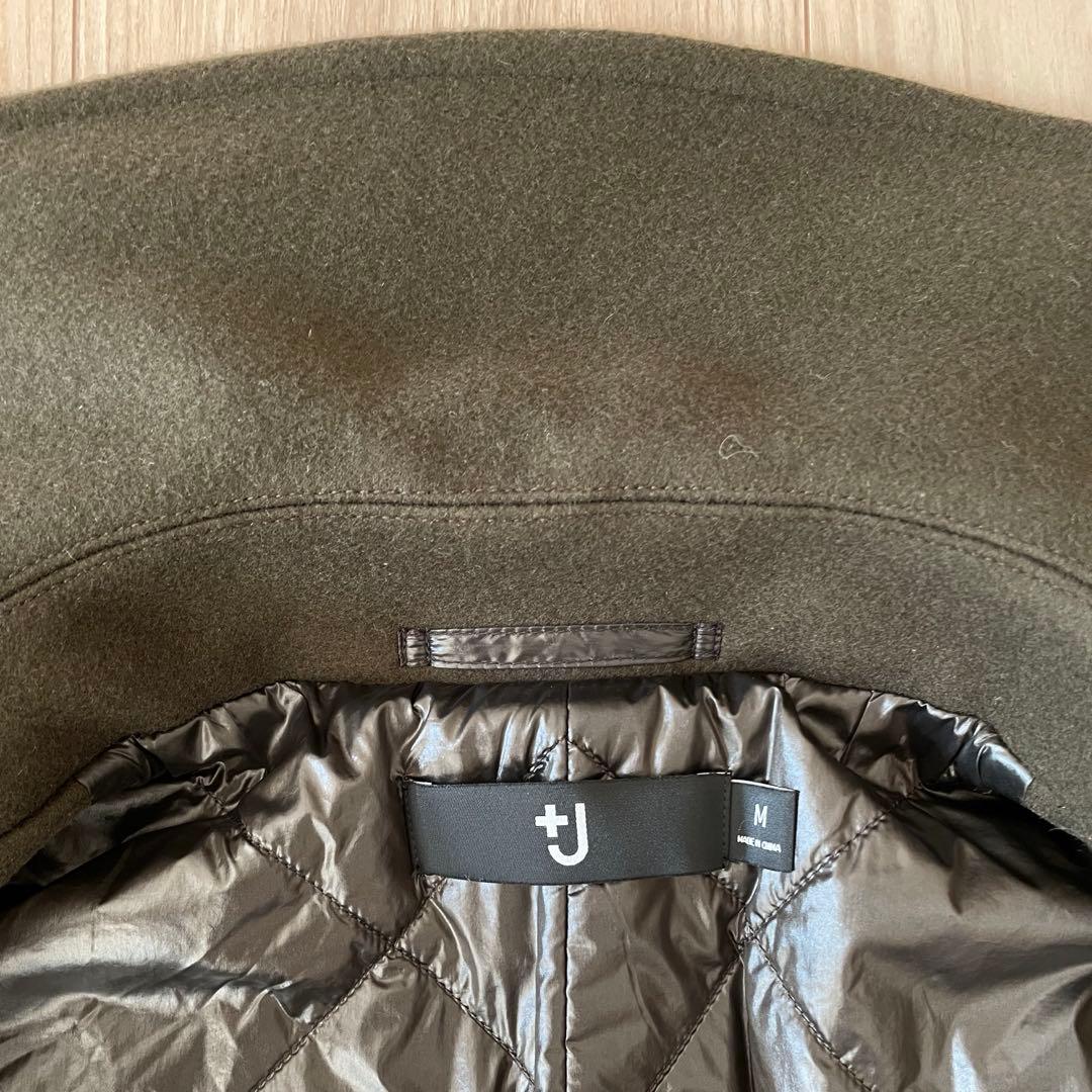 UNIQLO ユニクロ +J ウールブレンドオーバーサイズピーコート　サイズM