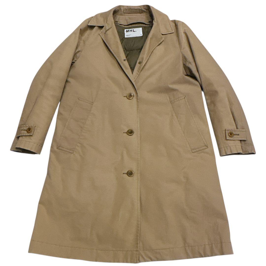 マーガレットハウエル　MHL ライナー　ダウン　ステンカラー　コート　ベージュ