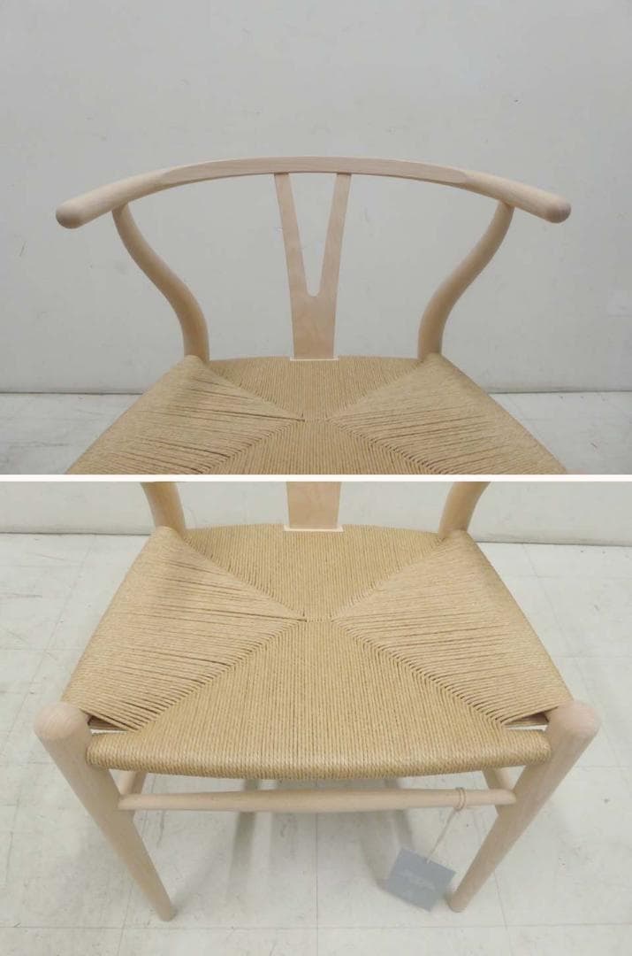 未使用品 正規品■カールハンセン＆サン■CH24 Yチェア ビーチ材 ソープ仕上