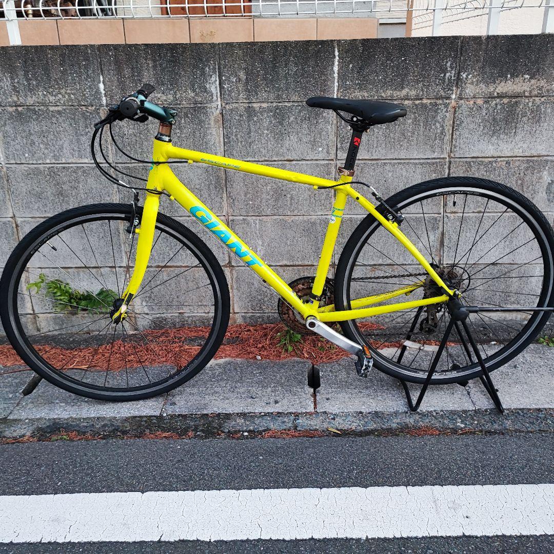 福岡発 GIANT エスケープ R3 イエロー ジャイアント 新品パーツ多数