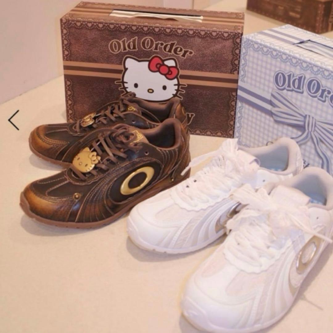 oldorder ハローキティ スニーカー ブラウン