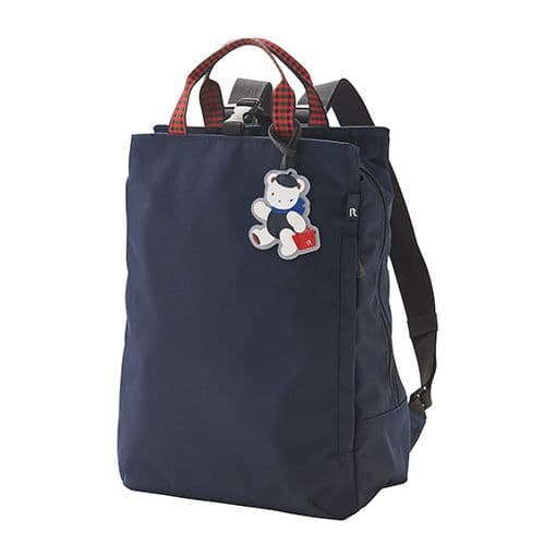 【新品未使用】ルートート×ファミリア　2wayトートバッグ　赤チェック