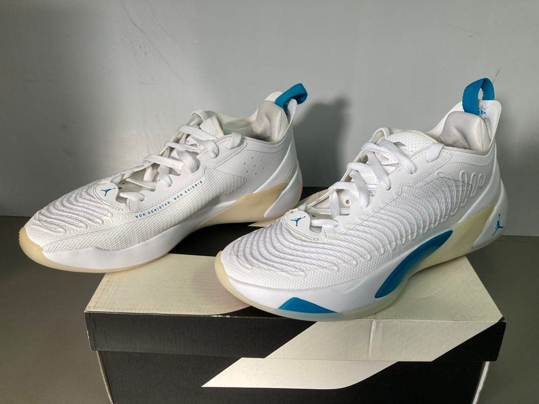 NIKE ルカ1 luka1 ホワイト/ネオターコイズブルー