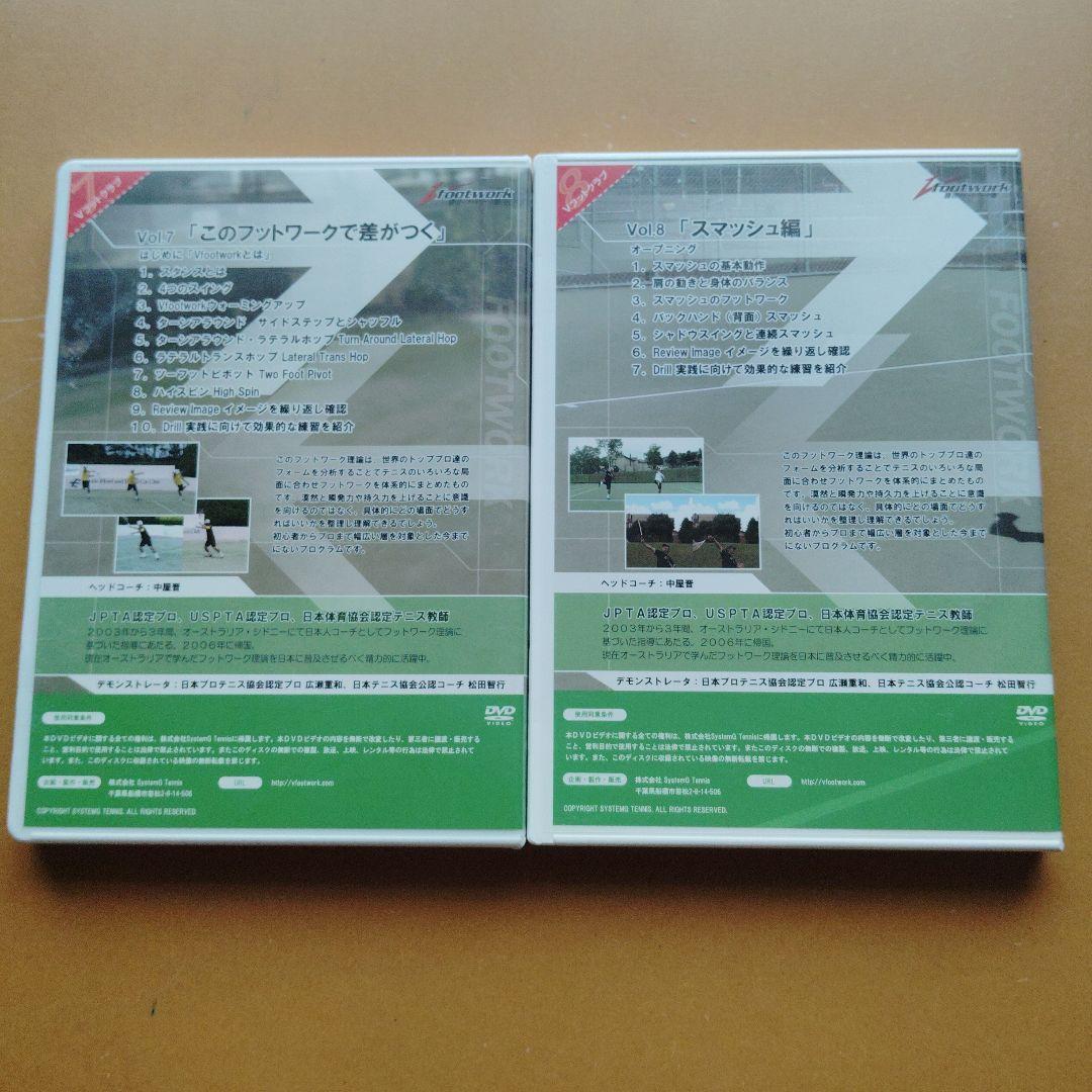勝者のフットワーク塾 テニスDVD 全8巻セット