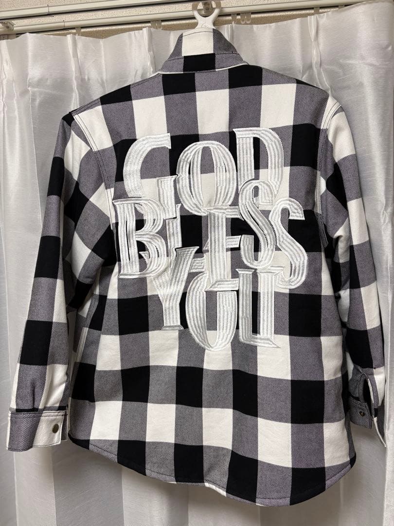 最終値下　GOD BLESS YOU チェック柄ジャケット L