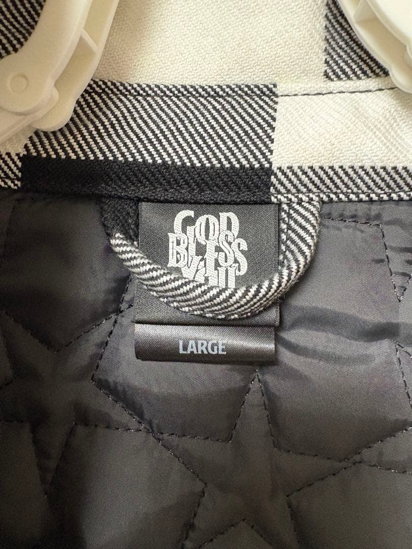 最終値下　GOD BLESS YOU チェック柄ジャケット L