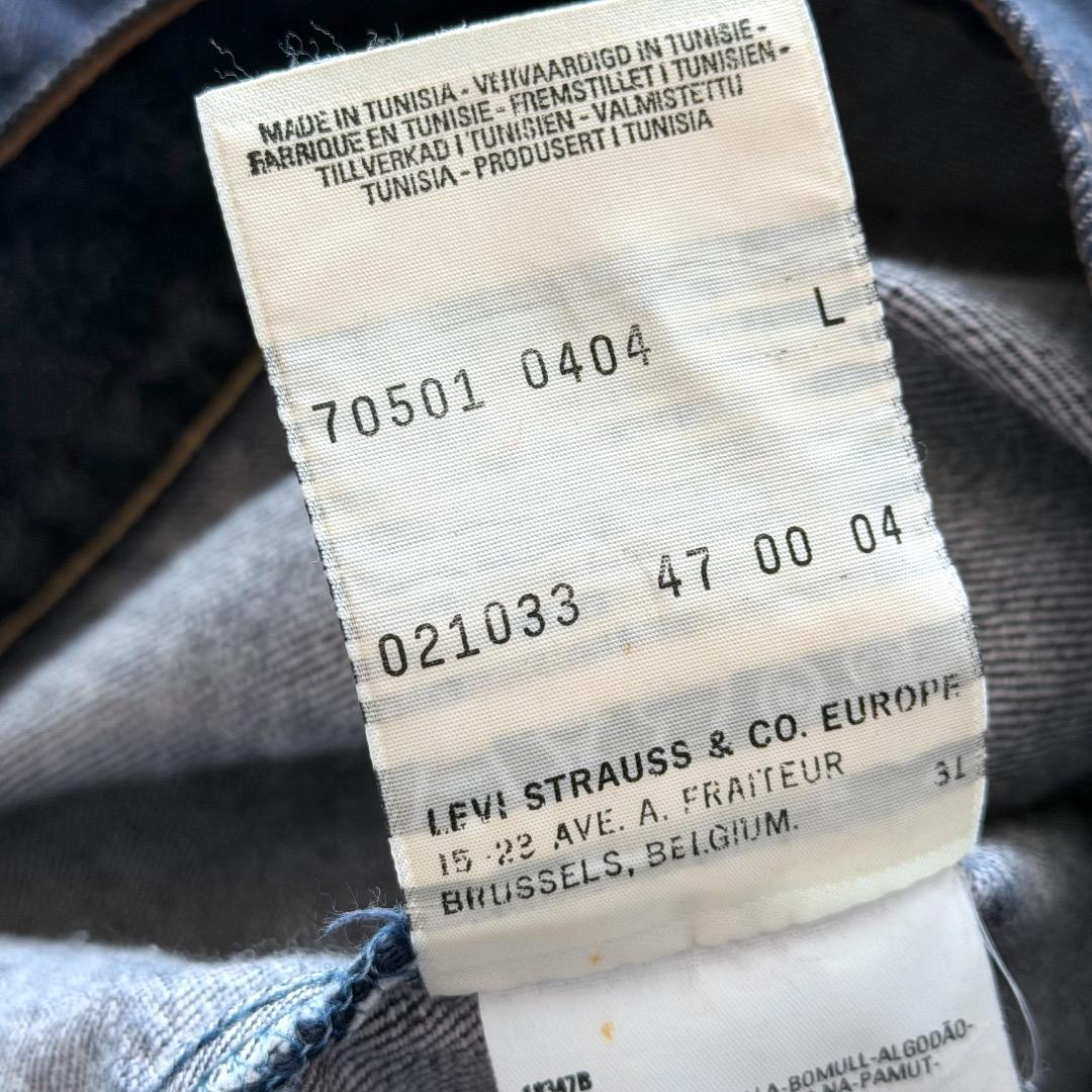 Levi’s 70501 04 デニムジャケット ユーロ リーバイス L