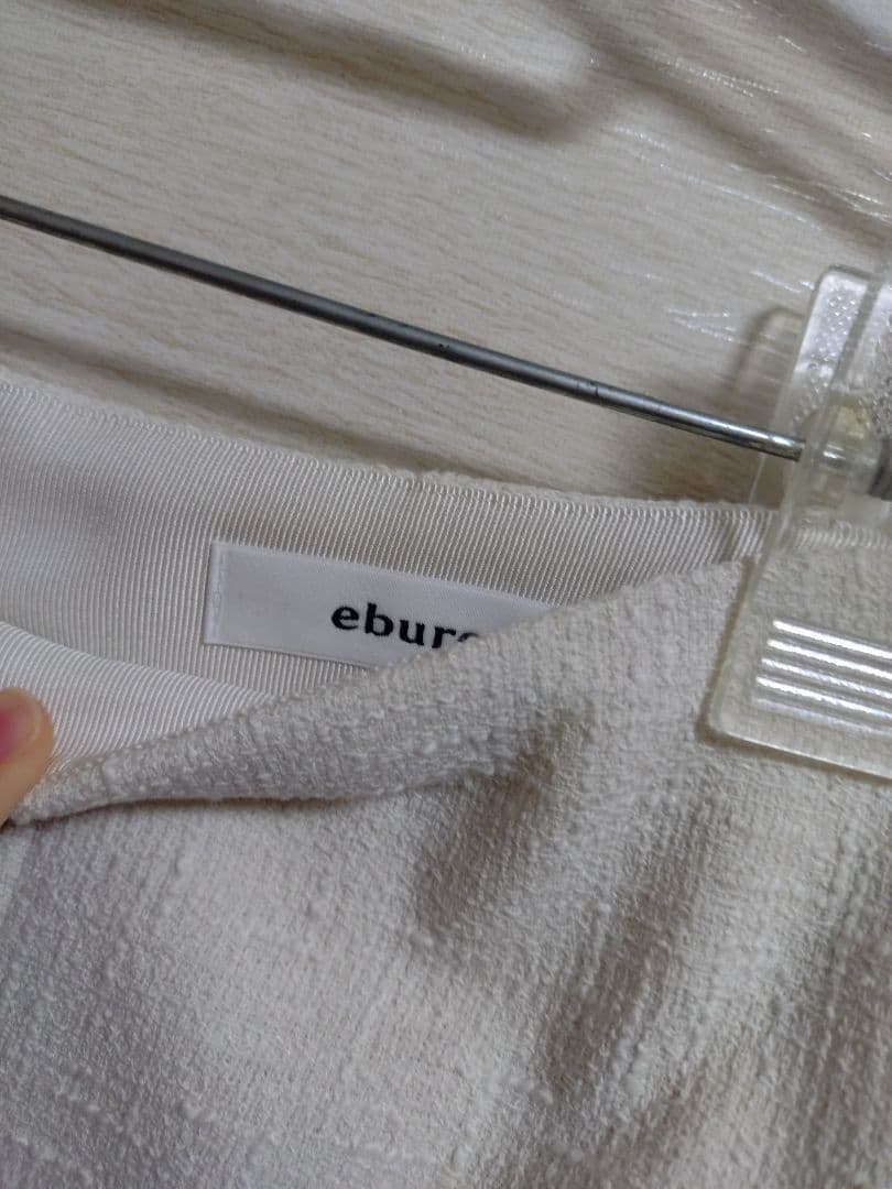 ebure エブール　スラブツィード　スカート　ブラウス　セットアップ