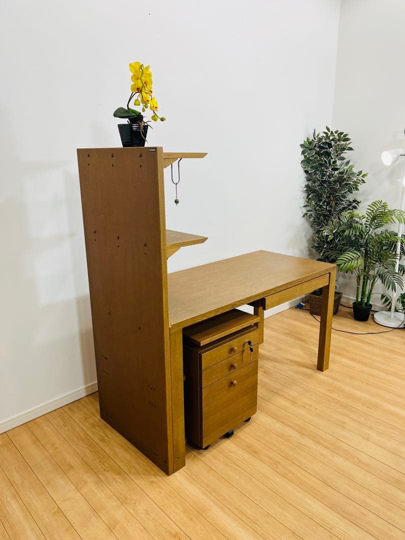 今*川様 カリモク　学習机　袖机　本棚