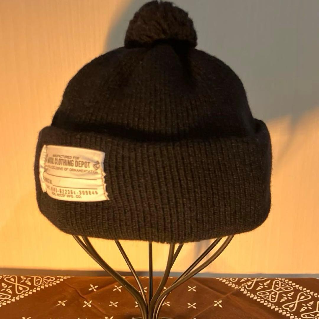 リアルマッコイズ　U.S. NAVY ワッチキャップ (MOD.) 新品