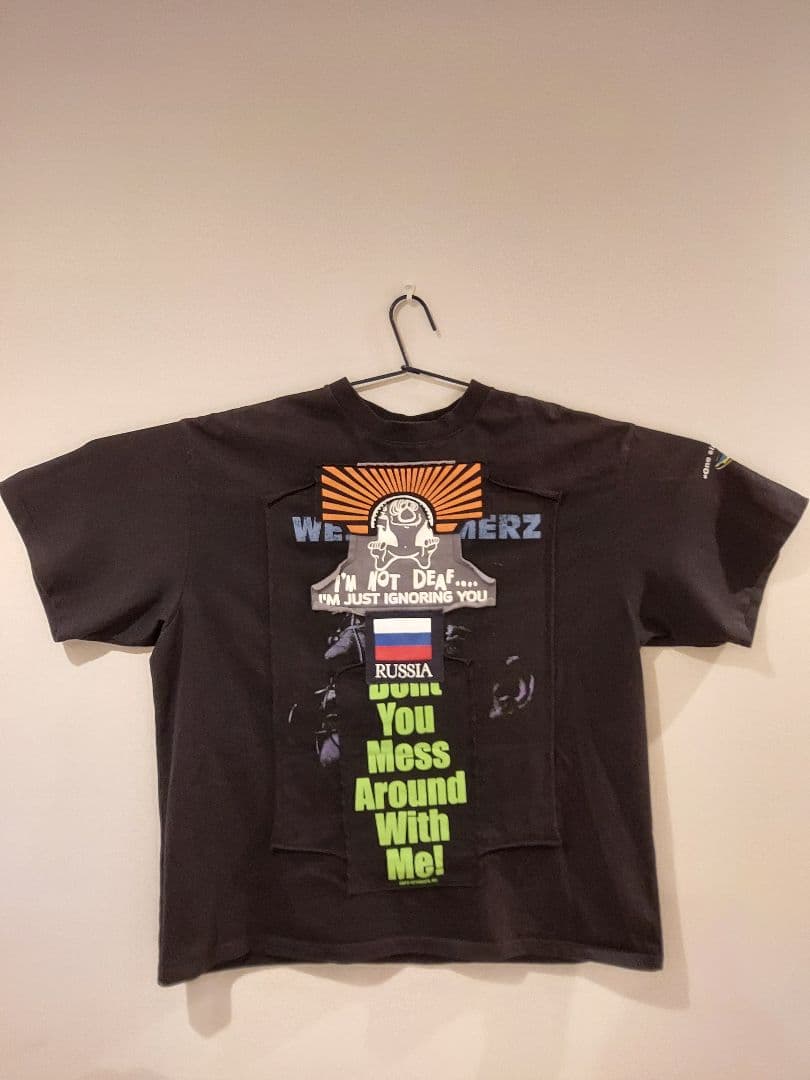 vetements ヴェトモン パッチワークTシャツ 米津玄師 脊オパ - メルカリ