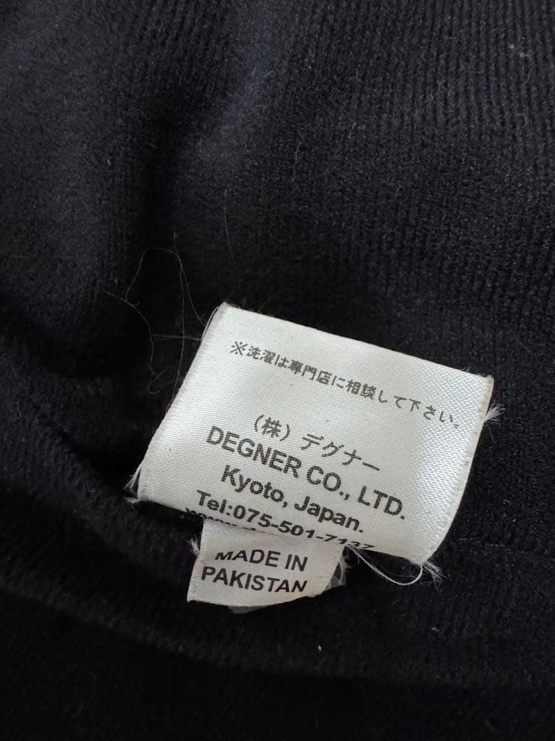 デグナー ROLE AND CODE フード付き本革ライダースジャケット M