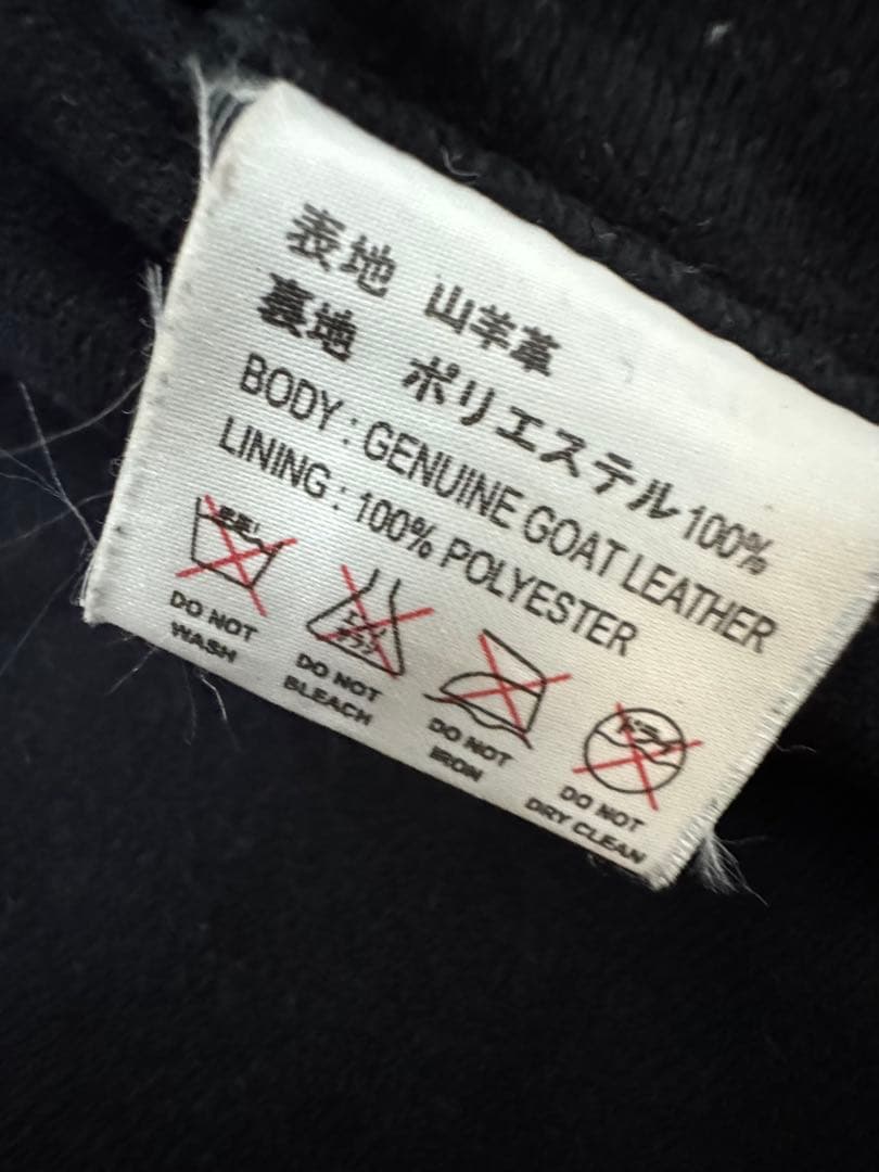 デグナー ROLE AND CODE フード付き本革ライダースジャケット M