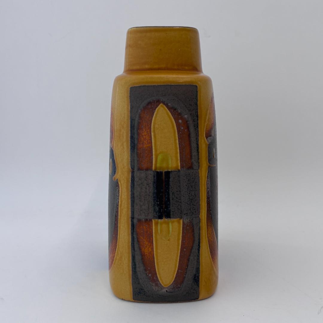  /BACA 果物文様扁壺花瓶