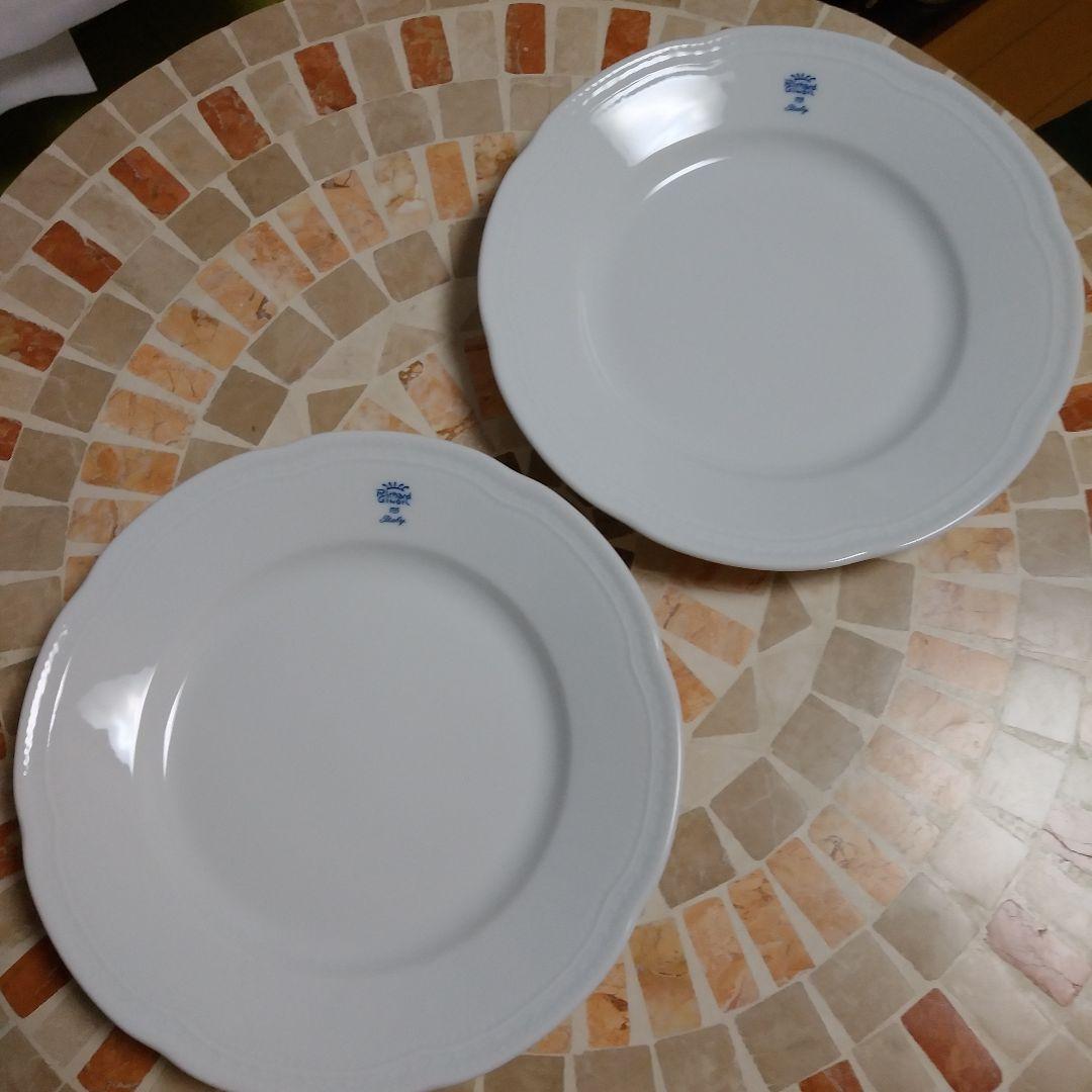 Richard Ginori ボンジョルノブルーロゴプレート3種ペアセット - メルカリ
