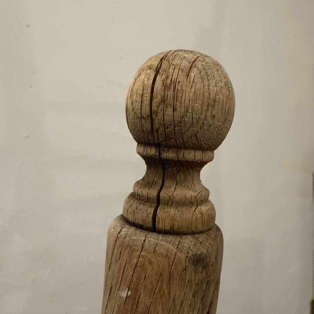 年末年始saleヴィンテージ ダイニングチェア　カフェチェア　藁座面　剥離　4