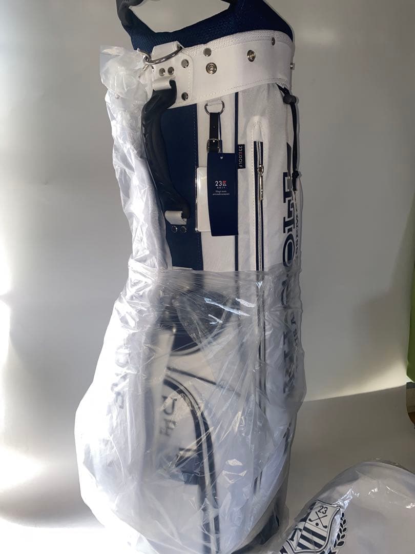 【New】23区GOLF・BEST STYLE ! キャディバッグ　ホワイト