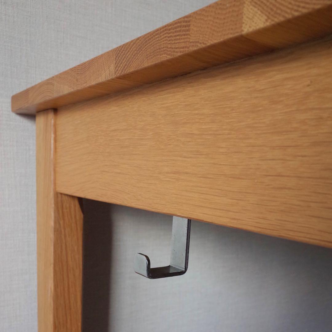 無印良品　オーク　無垢材デスク　木製 机 引き出し付き 作業台　北欧　完売品