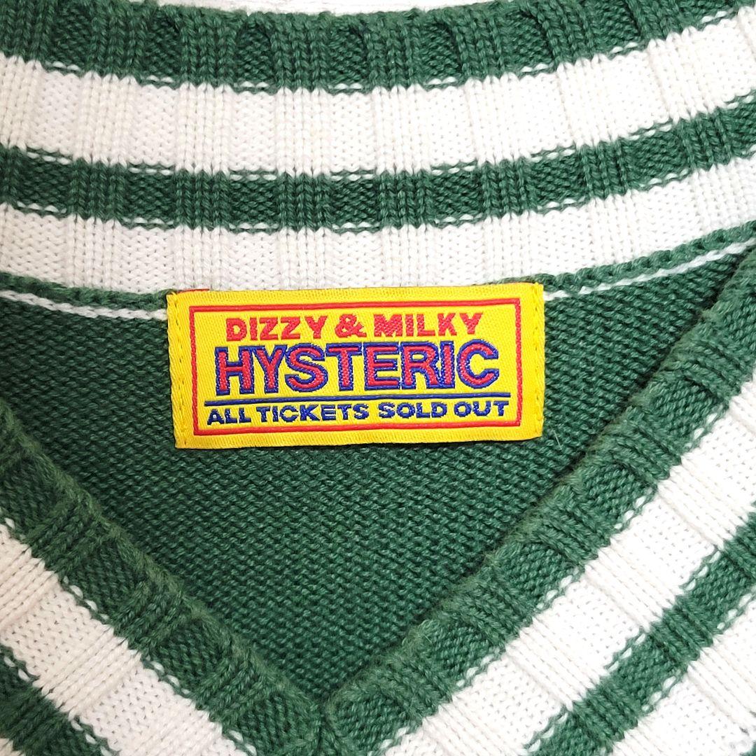 【美品】HYSTERIC GLAMOUR Vネックニットセーター ヒスガール