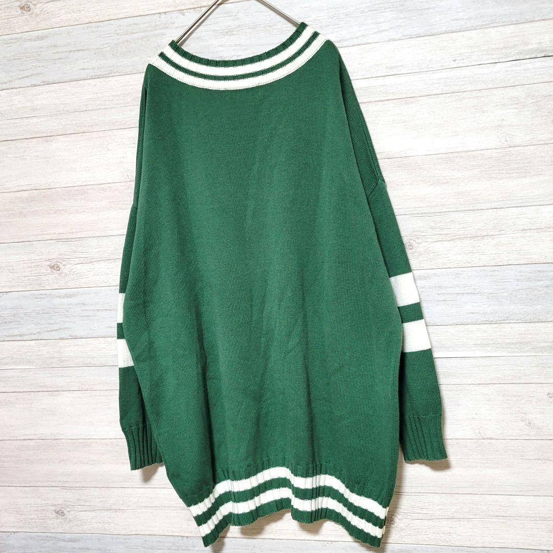 【美品】HYSTERIC GLAMOUR Vネックニットセーター ヒスガール