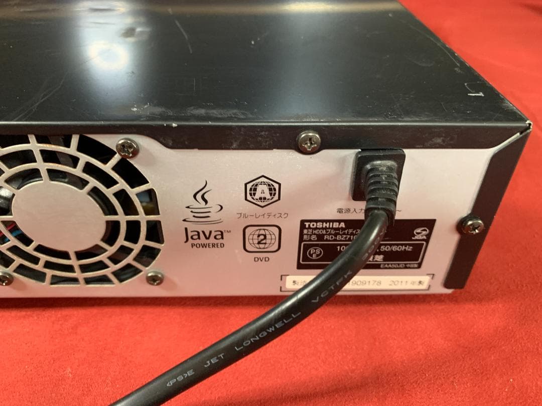 整備済み 東芝 REGZAブルーレイ RD-BZ710 内部徹底清掃
