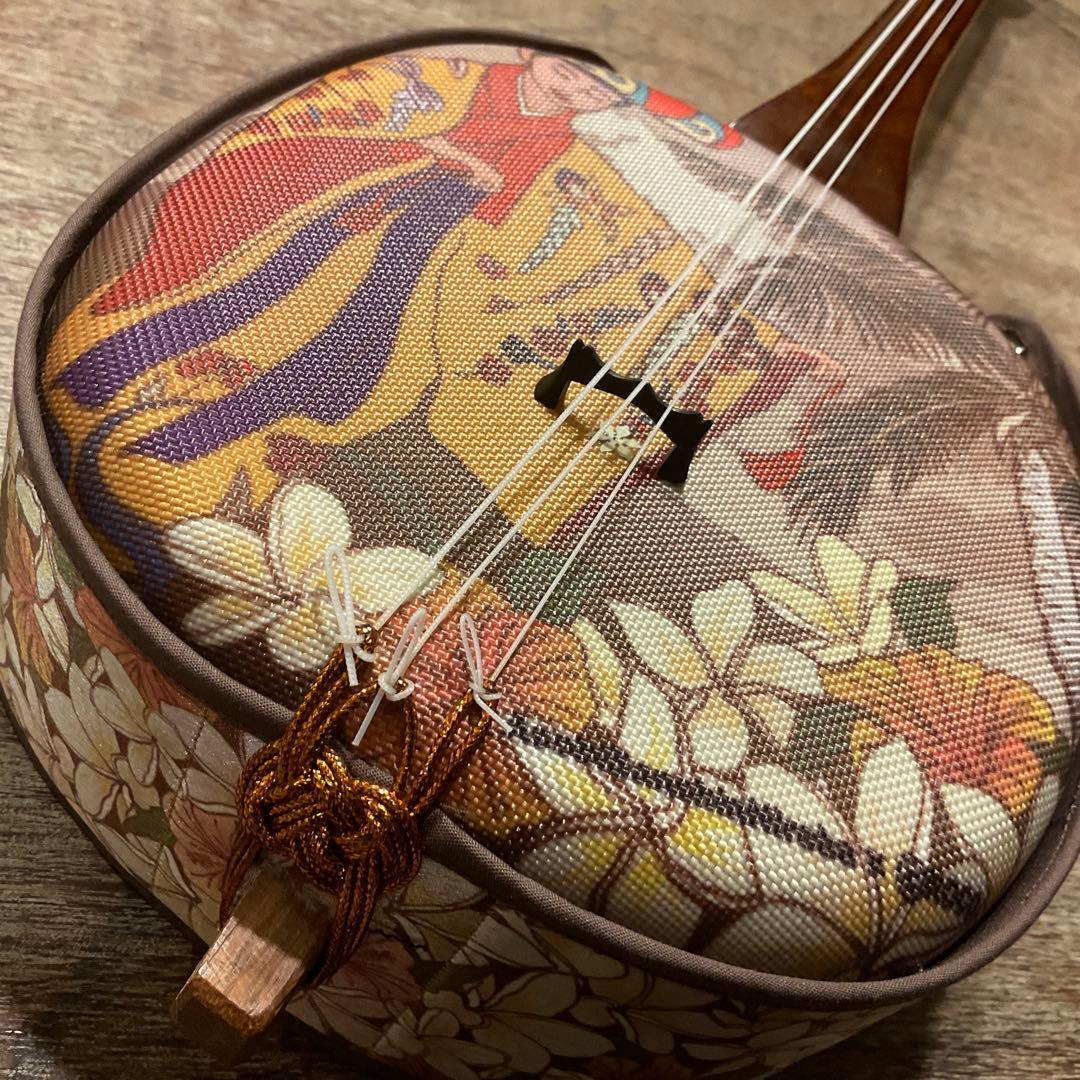 三線 さんしん 沖縄(琉舞)×フラダンサー (ハワイ) コラボデザイン ハナ