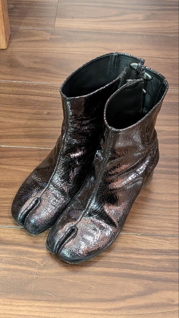 メゾンマルジェラ タビブーツ 36 ブロークンミラー 3cm - メルカリ