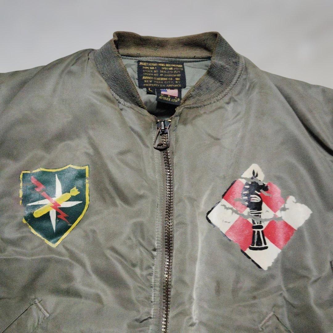 希少なレア物 ! 初期限定品AVIREX MA-1フライトジャケットアメリカ製L