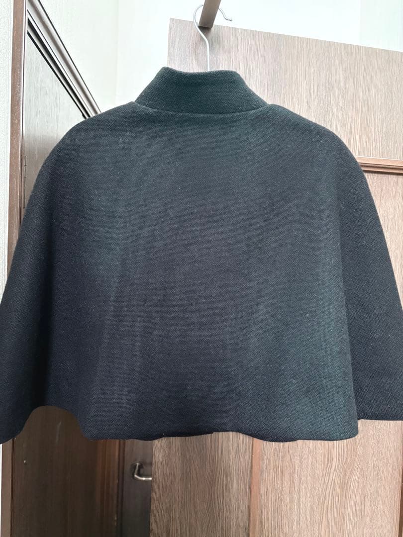 Innocent World 黒 リボン付きケープ