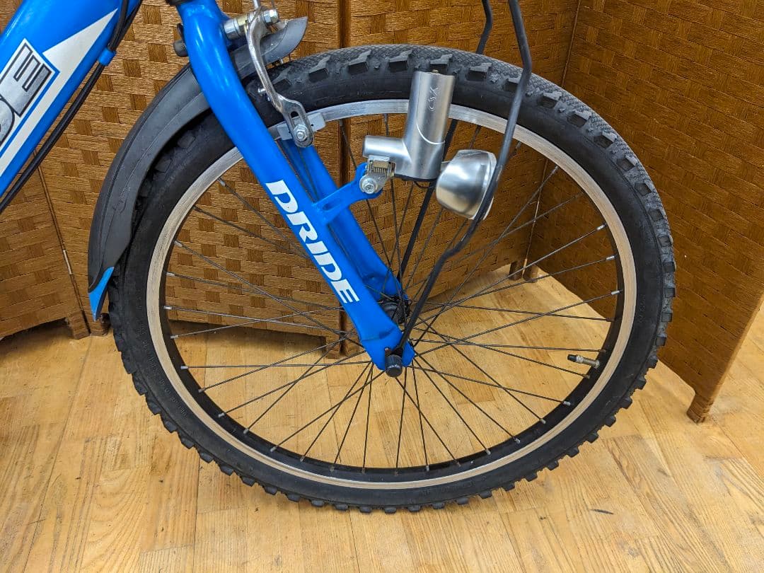 U027 子供用自転車　24インチ 6段変速 ブルー