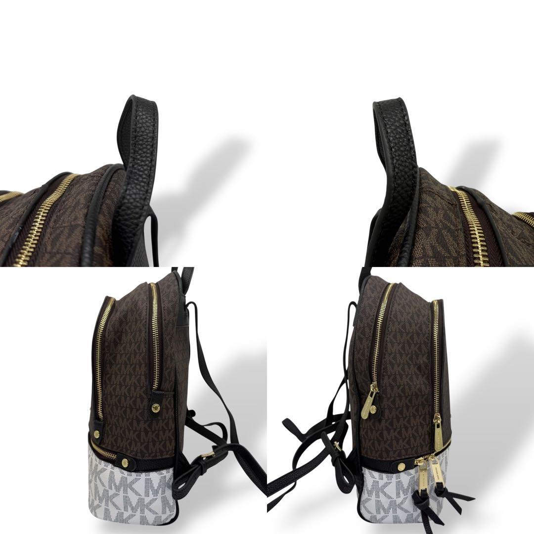 【良品】MICHAEL KORS マイケルコース リュック PVC バイカラー