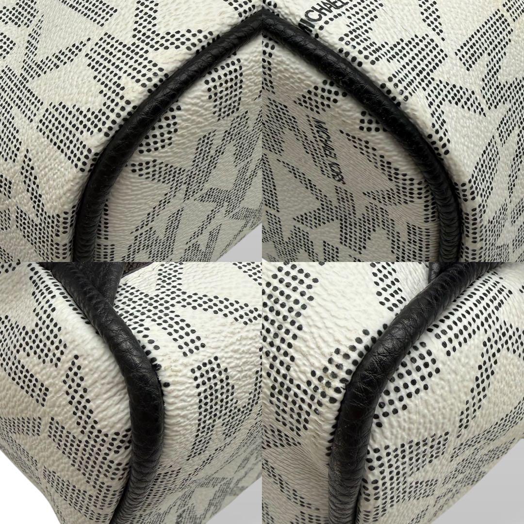 【良品】MICHAEL KORS マイケルコース リュック PVC バイカラー