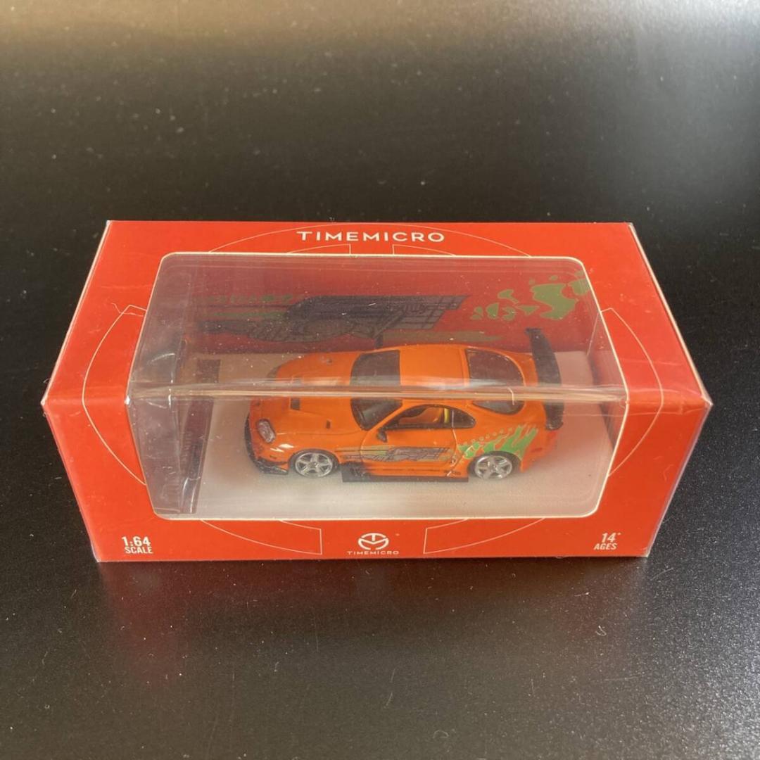 新品 1/64 TIMEMICRO 80スープラ ワイルドスピードブライアン仕様