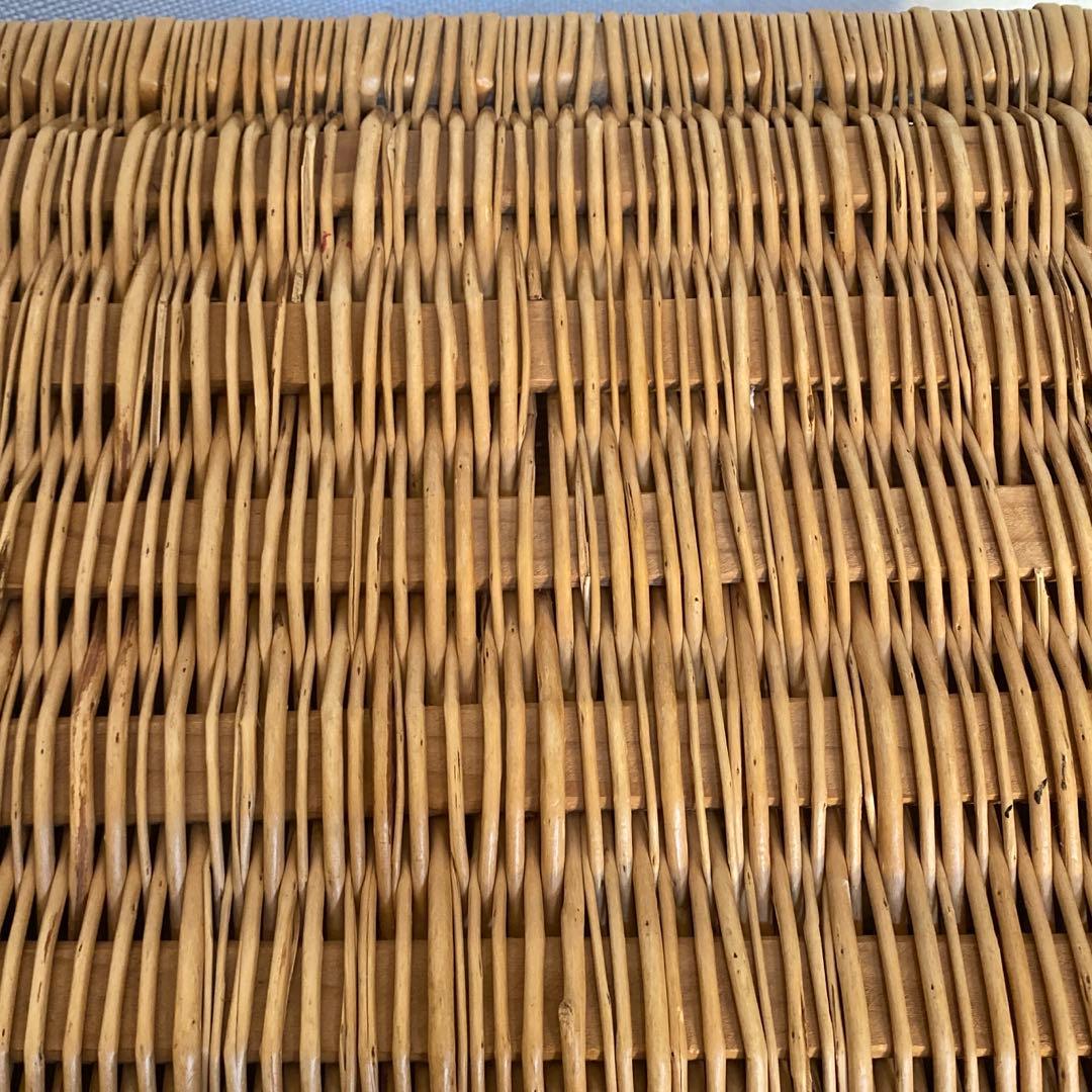 【送料込み】希少 キャトル・セゾン フランス柳 トランク バスケット