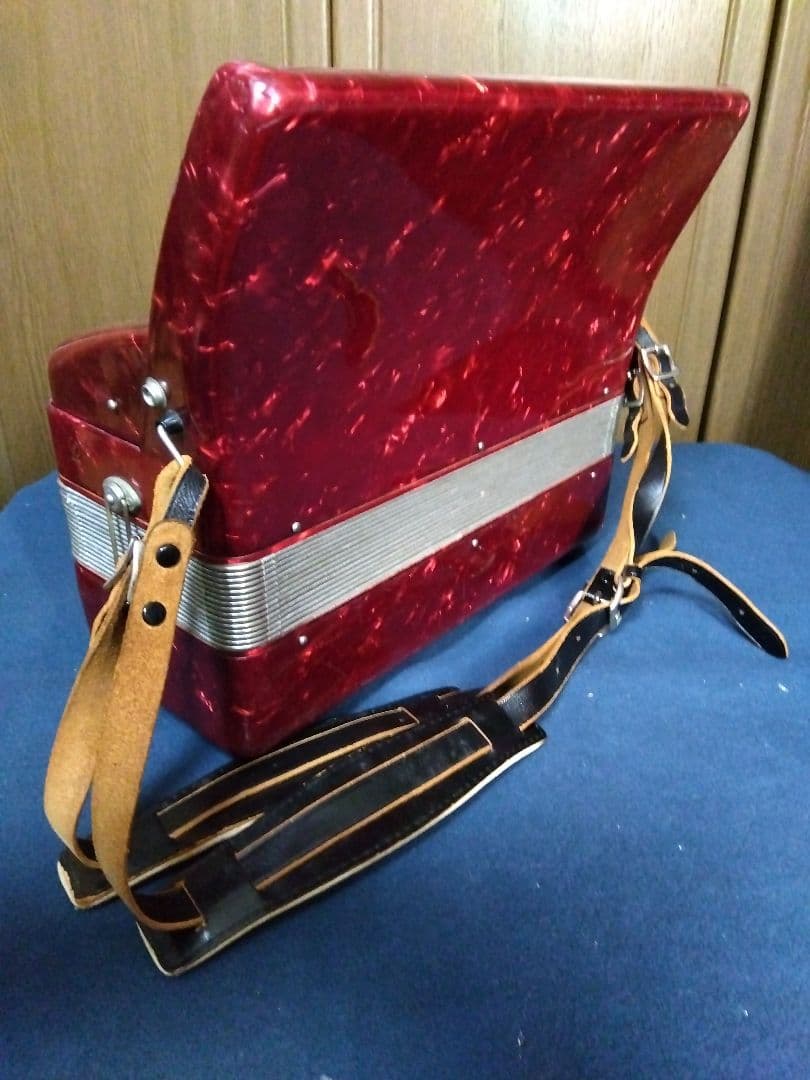 【整備済綺麗な音色】Yamaha ソプラノ アコーディオン S-32 32鍵