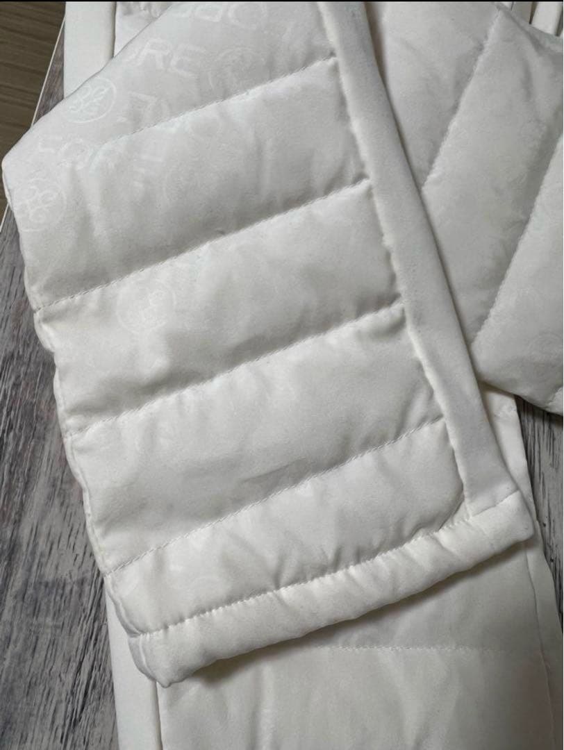 ジーフォア ダウンパンツ ロゴ 総柄 XS