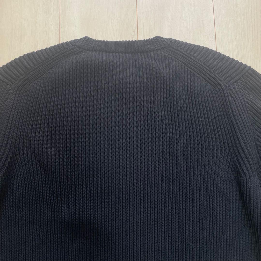 【ほぼ新品】バトナー BATONER リブクルーネックニット