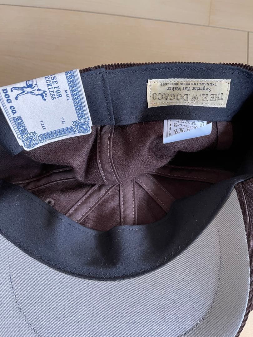 THE H.W.DOG&CO. コーデュロイ　キャスケット