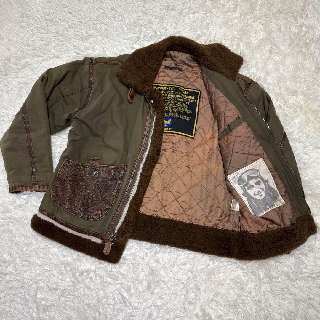 ☆【超希少】AVIREX B-9 フライトジャケット ミリタリー 羊革☆