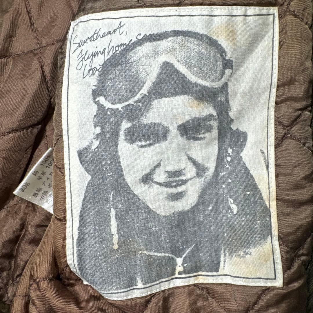 ☆【超希少】AVIREX B-9 フライトジャケット ミリタリー 羊革☆