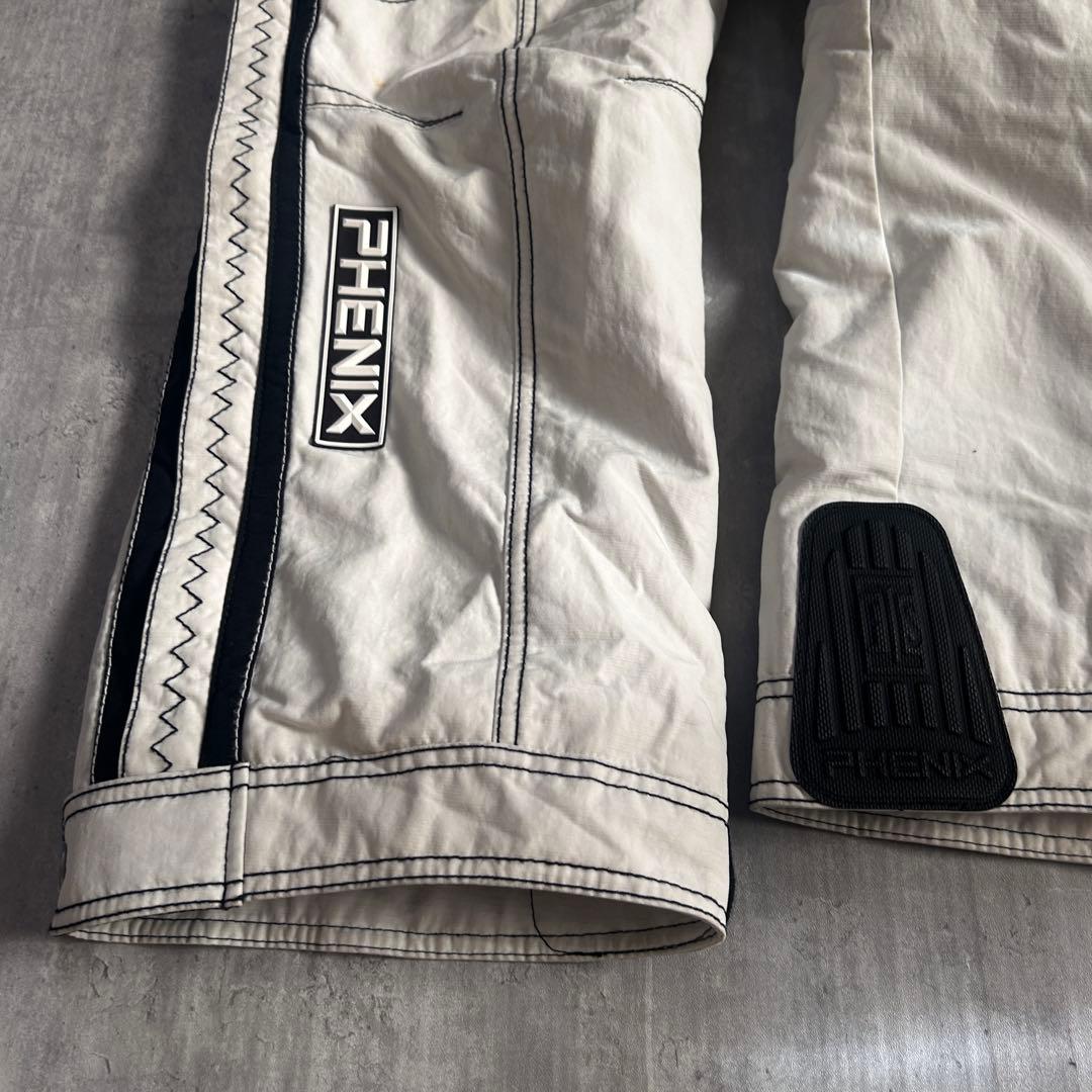 PHENIX スキーウェア 3点 M ダウンベスト付 サイド全開パンツ 90s