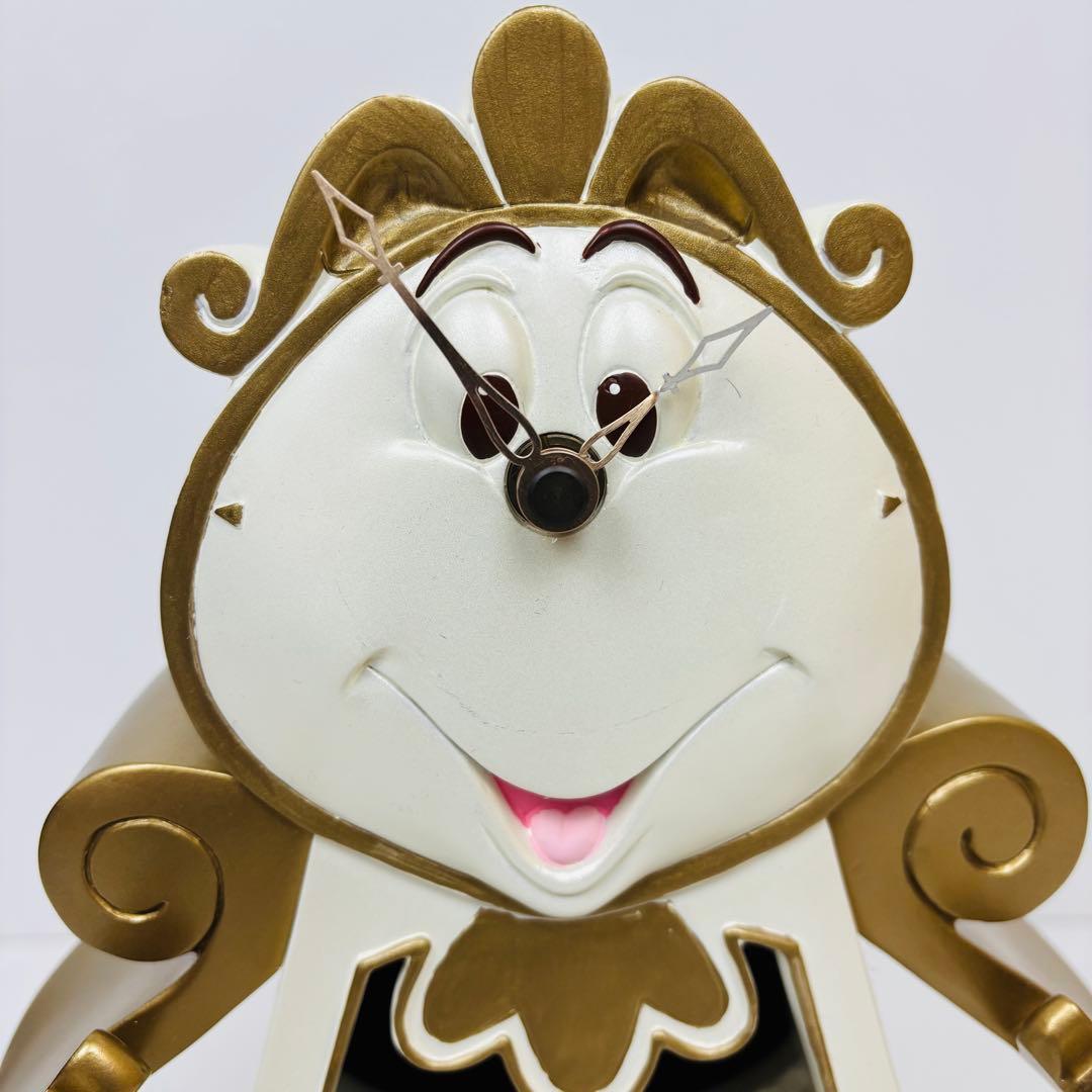 【美品】美女と野獣 コグスワース 置き時計