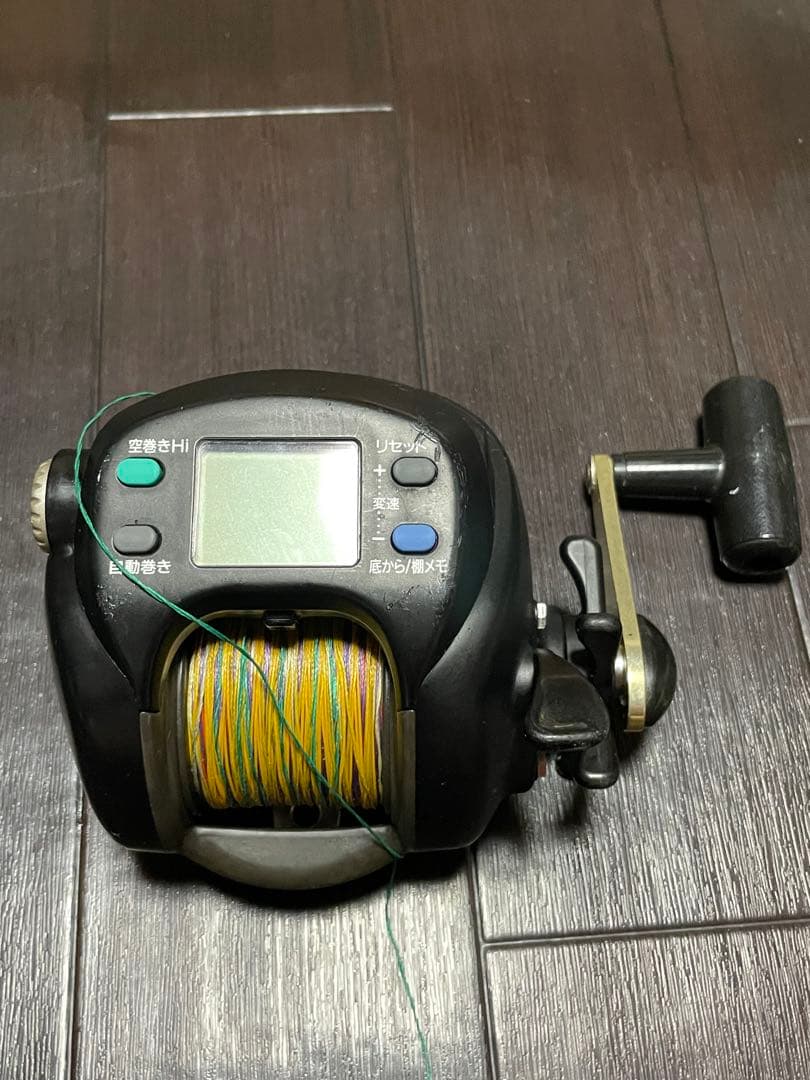 電動リール デジタル表示 カラフルライン