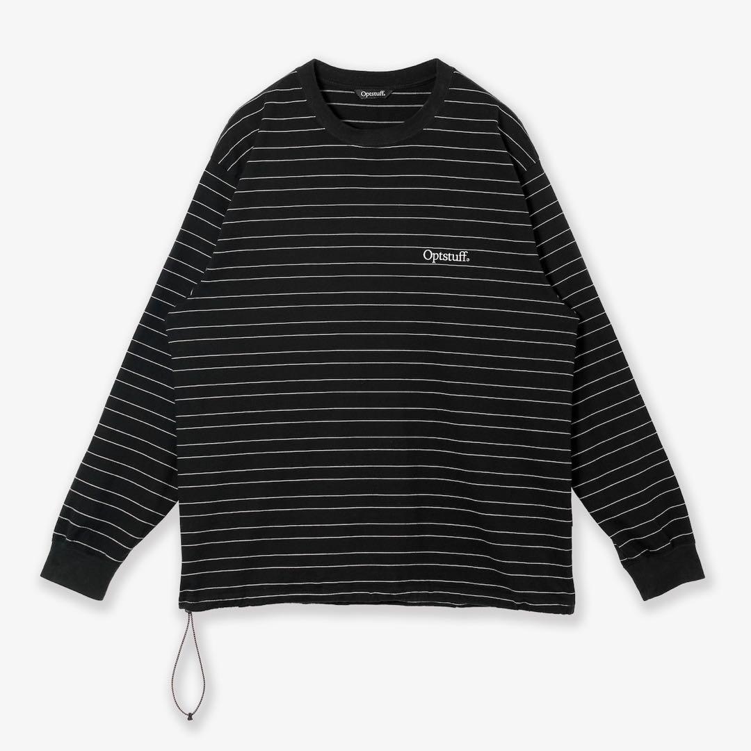 OPTSTUFF DRAWSTRING BORDER LONG SLEEVE T - メルカリ