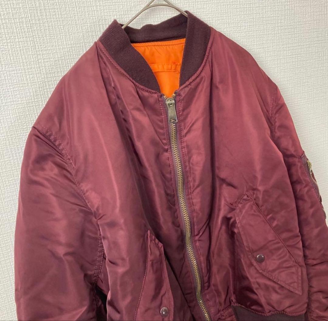 アルファインダストリーズ MA-1 フライトジャケット USA製 短丈